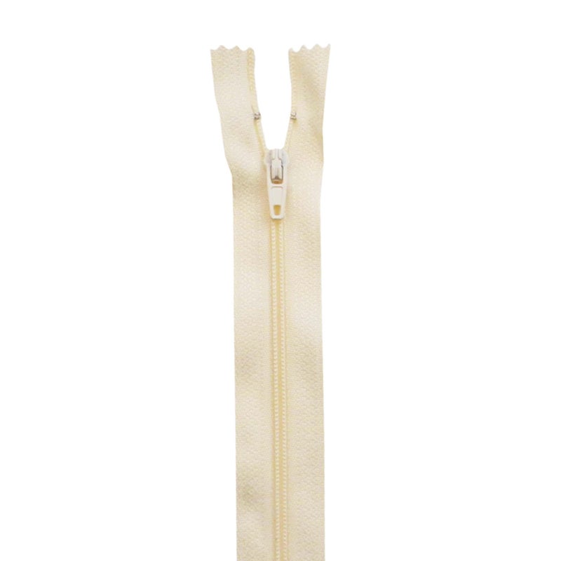 Seeking ROAM Standard Zippers, Nylon Coil, 2 Pieces (Cream Off White, 12 "" Inches) - Image 2